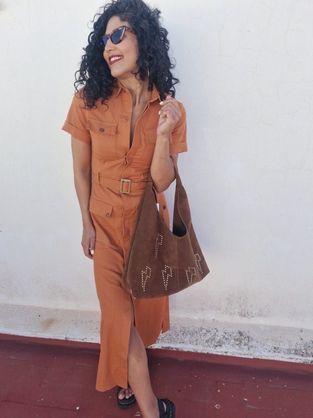 Paula en la azotea de la tienda, Meliana