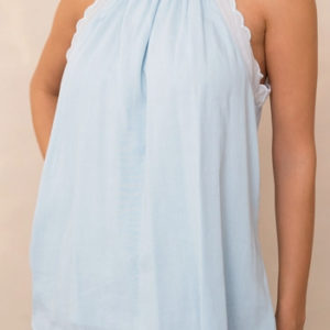 Top halter celeste